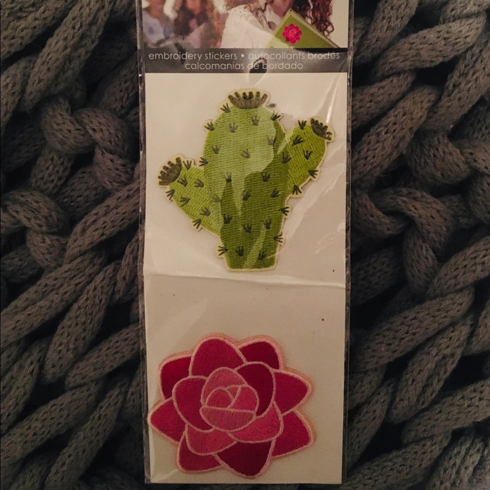 Embroidery stickers